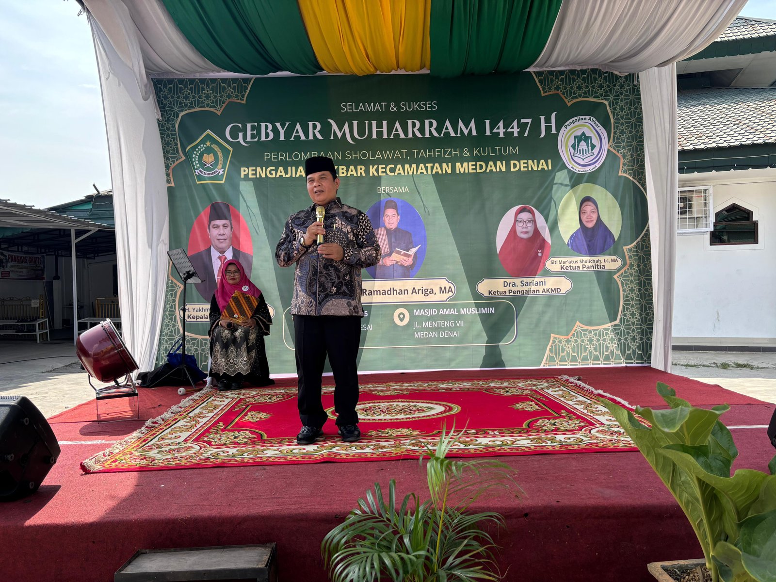 Kepala KUA Medan Denai Hadiri Gebyar Muharram 1447 H