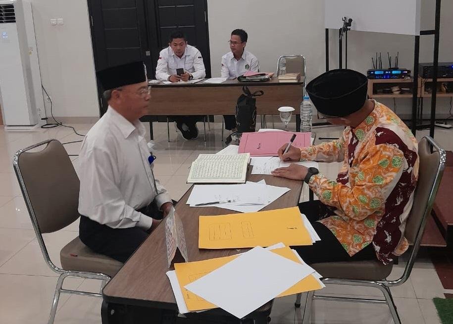 Hari Kedua Uji Kompetensi, Penghulu KUA Curup Selatan Hadapi Sesi Wawancara