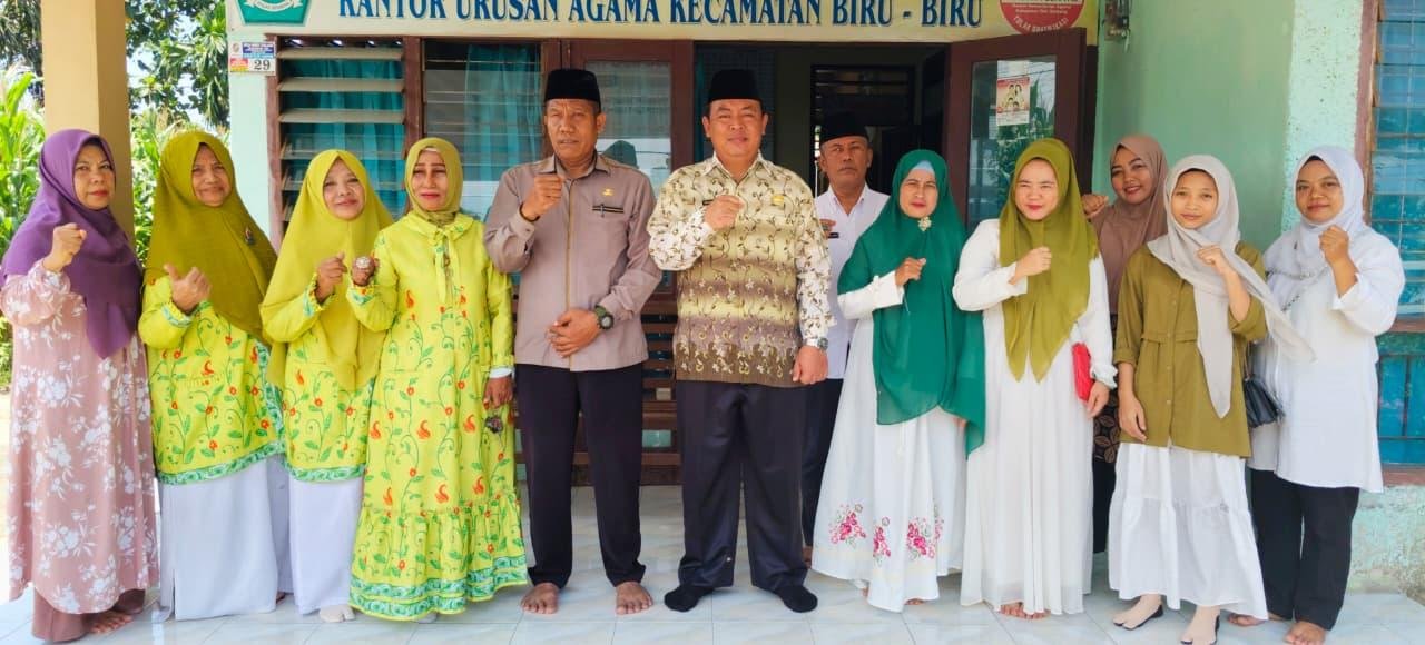 KUA Biru-Biru dan Fahmi Ummi Jalin Koordinasi dan Kolaborasi Perkuat Peran Muslimah di Masyarakat