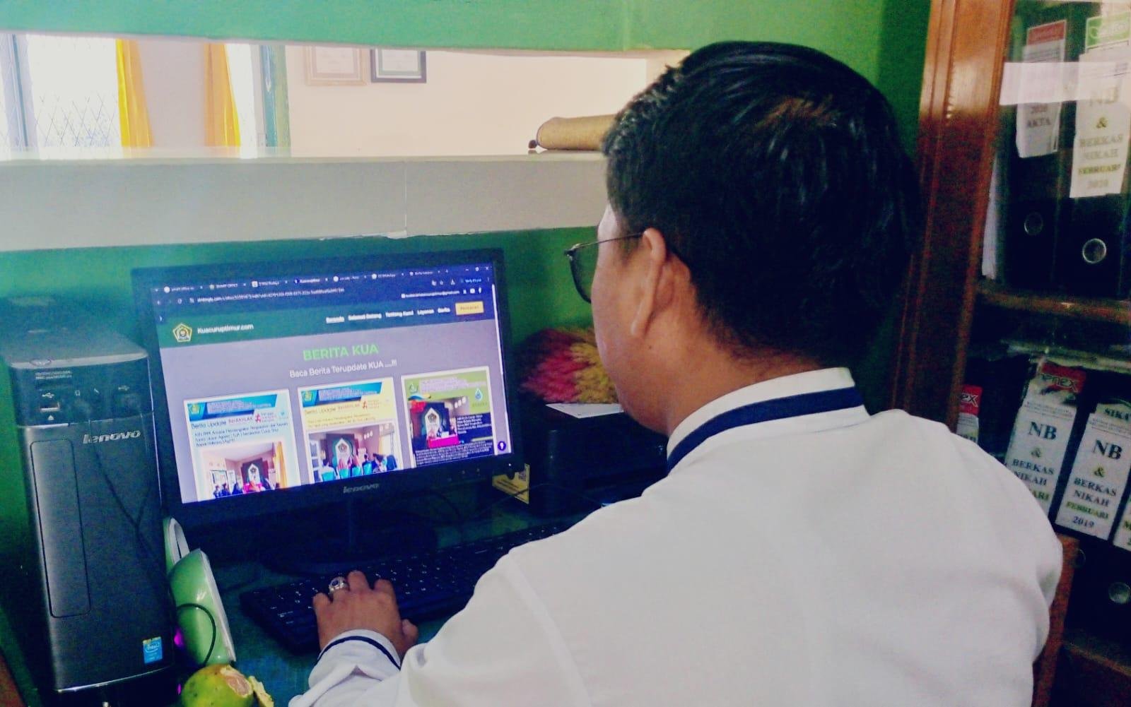 Digitalisasi Pelayanan: KUA Curup Timur Perkuat Website sebagai Pusat Informasi