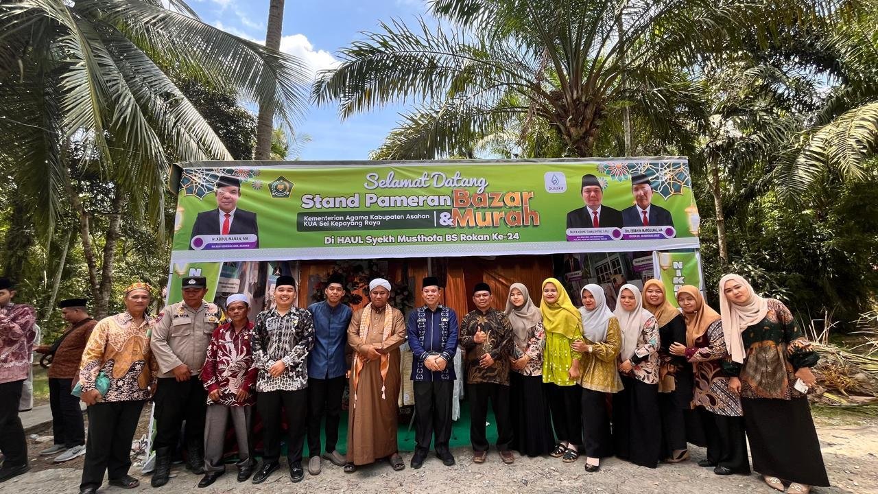 KUA Sei Kepayang ikuti Pameran dan Pentas Seni di Haul Syekh Musthofa BS Rokan Ke-24