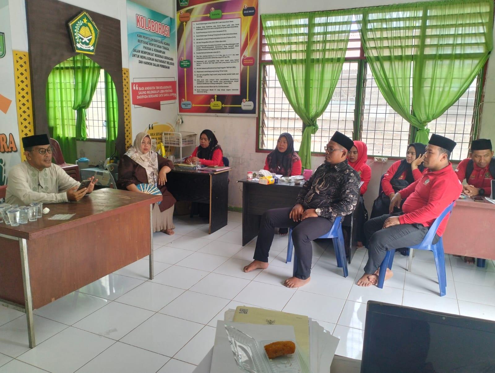 KUA Bandar Khalifah Gelar Rapat Koordinasi Internas, Bahas Sinergi Pelayanan Umat