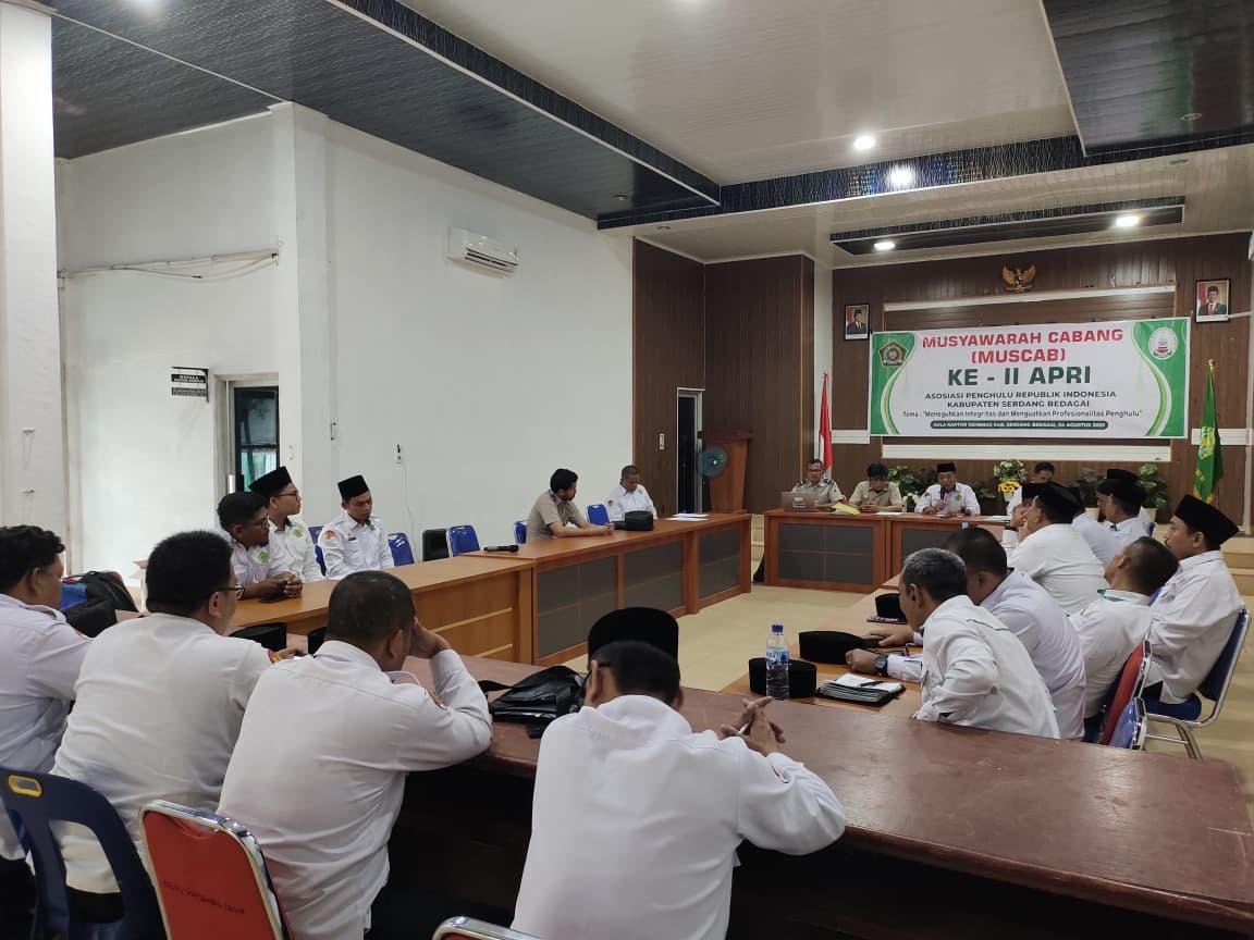 CPNS Penghulu Silinda, Kotarih, Bandar Khalifah Hadiri Muscab ke-II APRI Kab. Serdang Bedagai