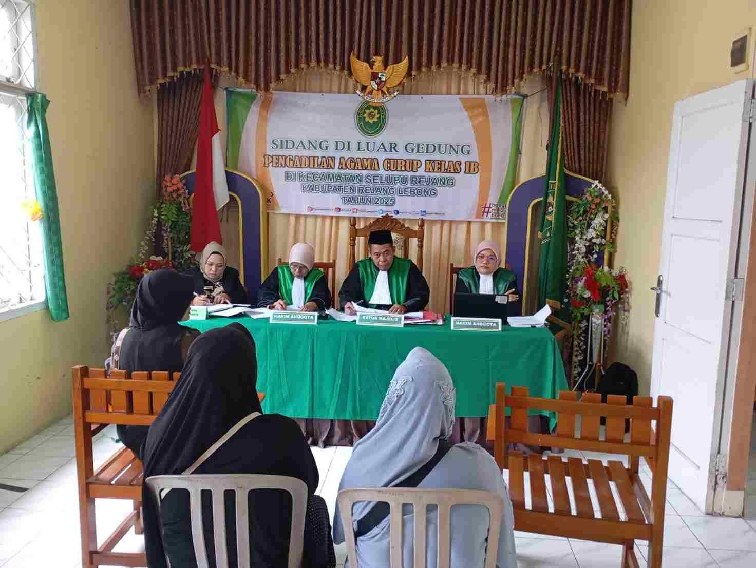 KUA Selupu Rejang Dukung Akses Hukum Lewat Sidang Keliling
