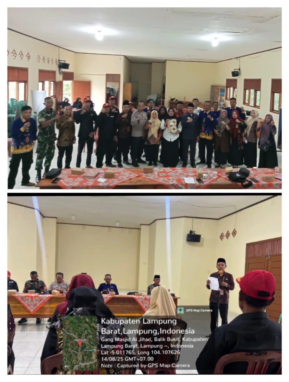 KUA Balik Bukit Hadiri Pelantikan Anggota LHP Pekon Padang Dalom