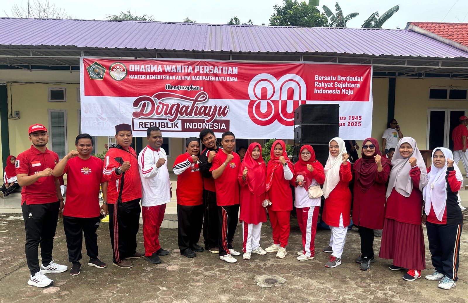 KUA Kecamatan Tanjung Tiram Semarakkan Peringatan HUT ke-80 Kemerdekaan RI