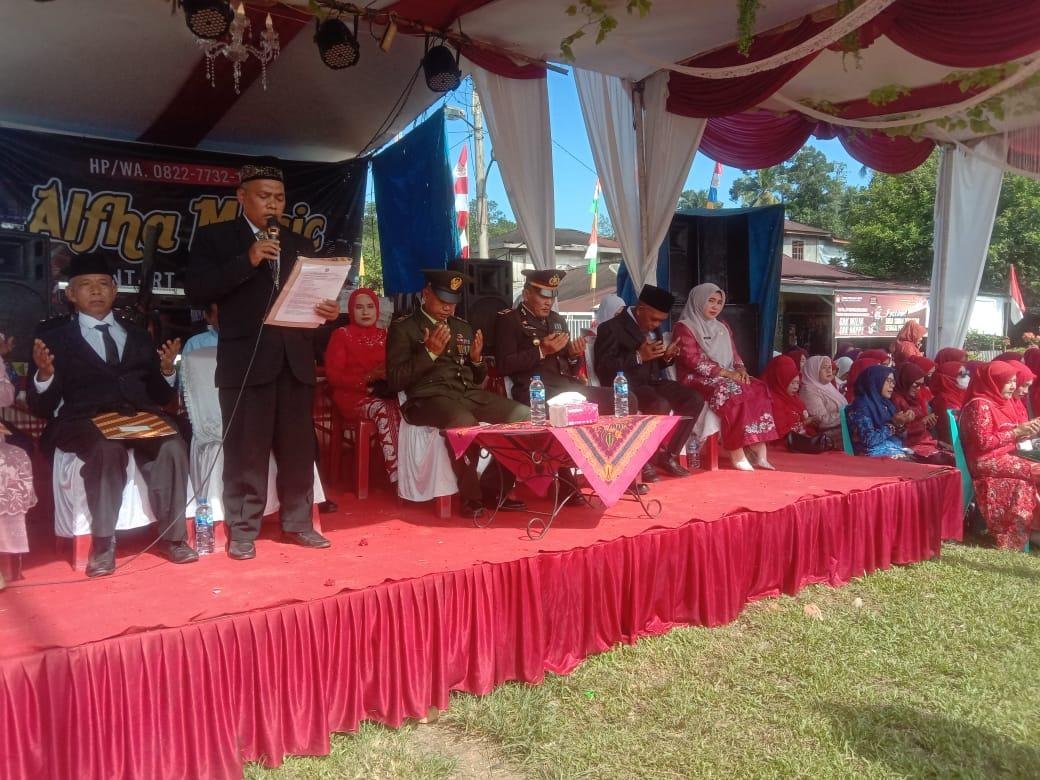 Kepala KUA Lingga Bayu Pimpin Doa HUT ke-80 RI, Tekankan Merdeka sebagai Anugerah Ilahi