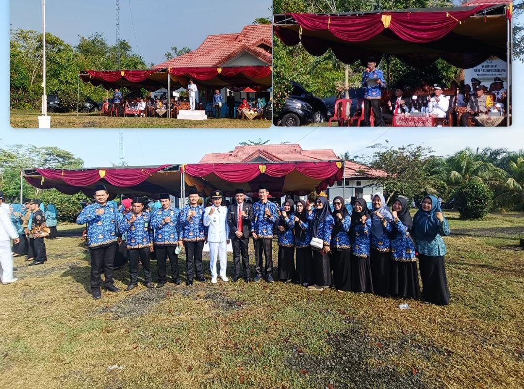 Kepala Kantor Urusan Agama Kecamatan Air Periukan Hadiri Upacara HUT RI ke -80 dengan Bertindak Sebagai Pembaca Do'a