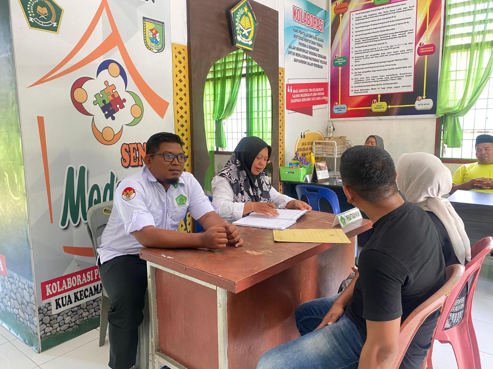 CPNS Penghulu KUA Bandar Khalifah Giat Melaksanakan Bimbingan Perkawinan