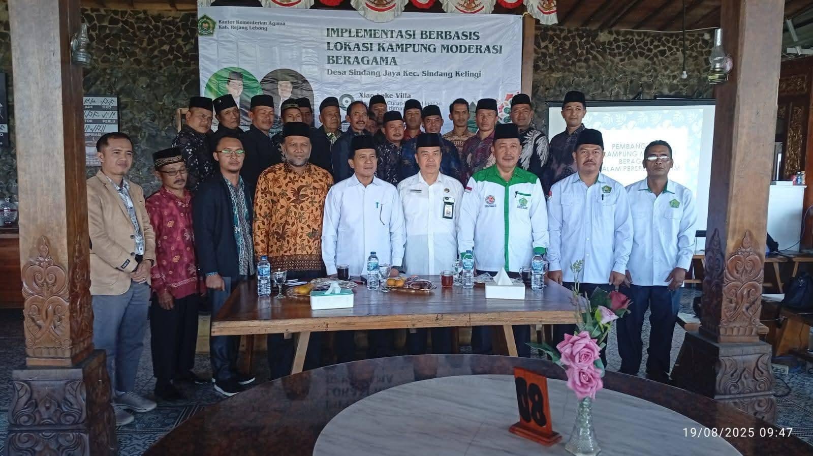 KUA Sindang Kelingi Buktikan Peran Strategis dalam Moderasi Beragama Rejang Lebong