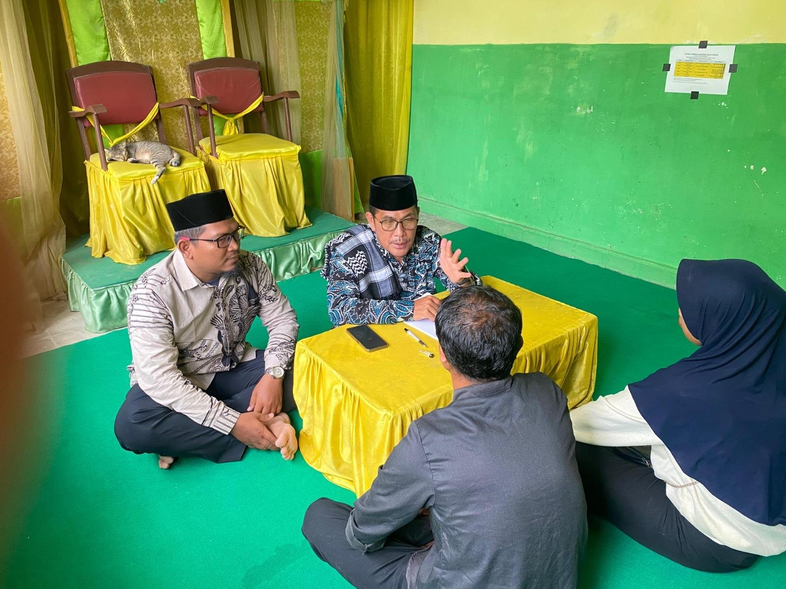 Penghulu KUA Bandar Khalifah Laksanakan Gerakan Sadar (GAS) Pencatatan Nikah di Kalangan Catin