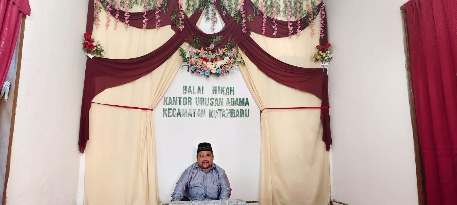 KUA Kutambaru Benahi Balai Nikah Demi Tingkatkan Pelayanan