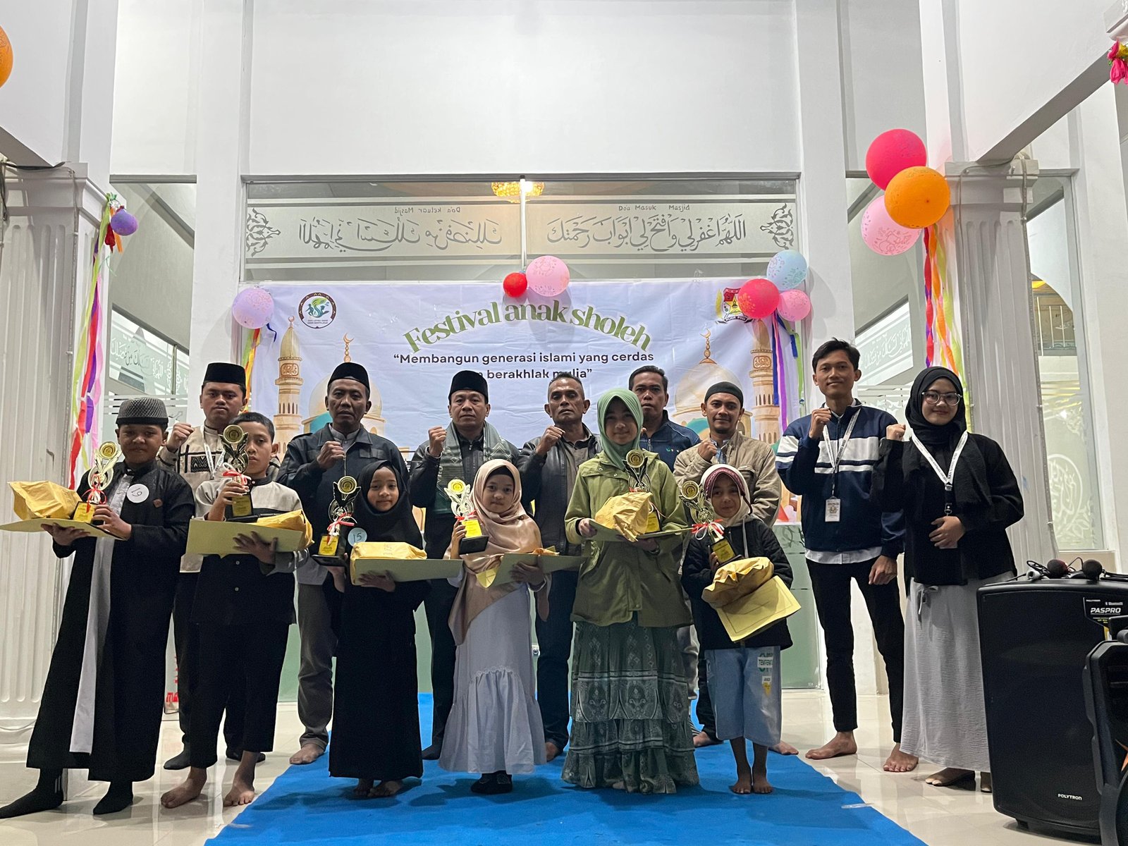 KUA Berastagi dan Mahasiswa KKN UIN SU Gelar Festival Anak Saleh di Desa Peceren