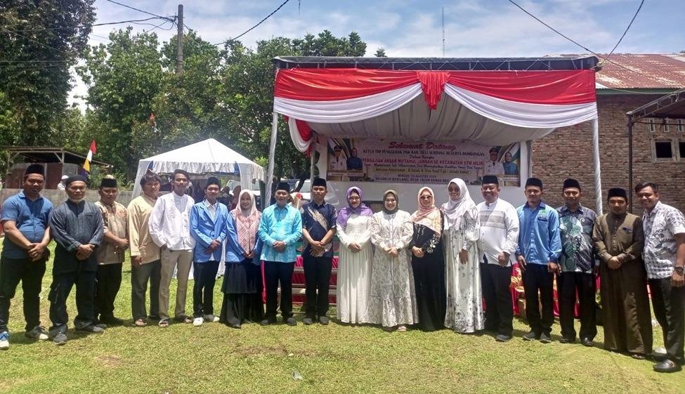 Plt KUA Hadiri Pengajian Akbar Miftahul Jannah Kecamatan STM Hilir