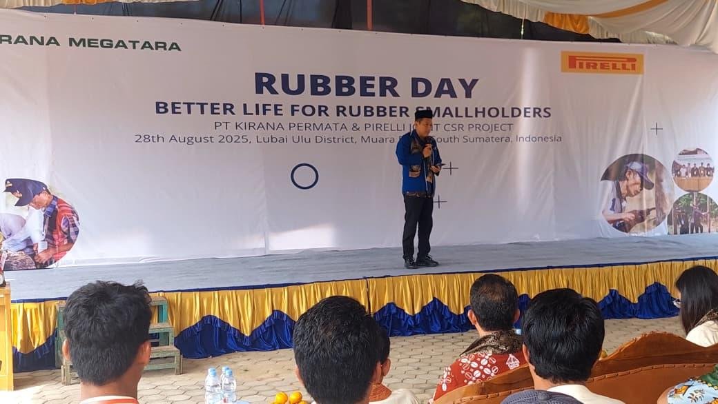 Kepala KUA Lubai Ulu Hadiri Lomba Sadap Pohon Karet