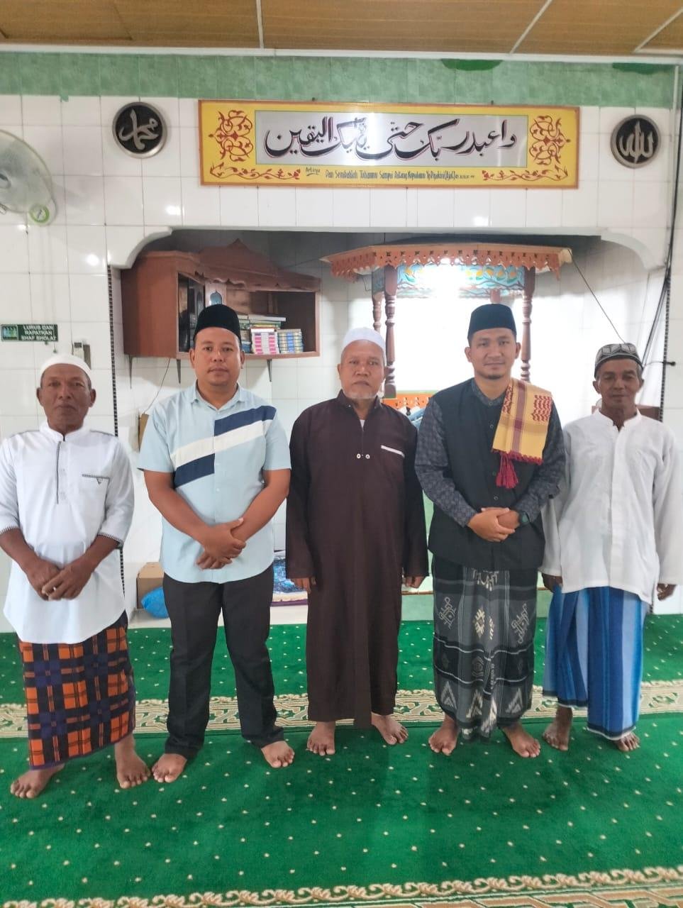 Safari Jum’at: Penyuluh Agama Wakili Kepala KUA Bandar Khalifah dalam Dakwah Umat