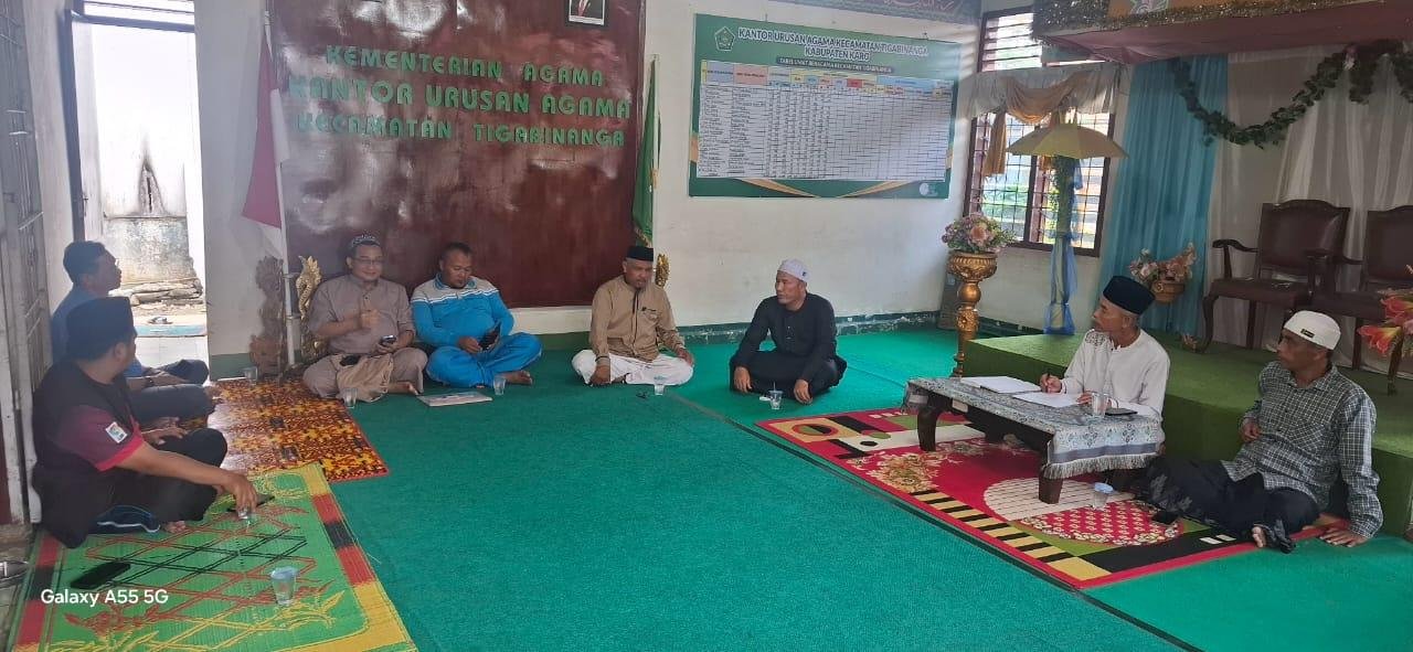 KUA Tigabinanga dan PHBI Bersinergi Sukseskan Tabligh Akbar