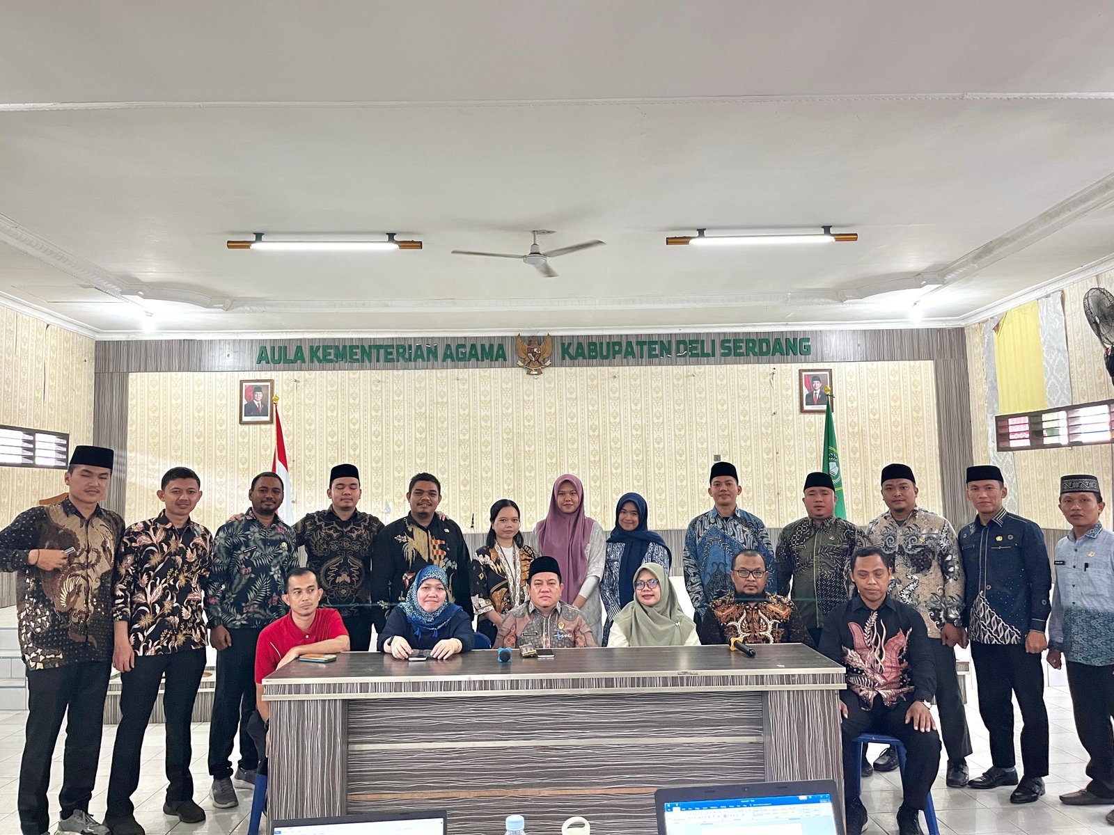 CPNS penghulu Kemenag Deli Serdang Ikuti PKTBT di Aula Kantor, Dihadiri Kasubbag TU dan Koordinator Kepegawaian