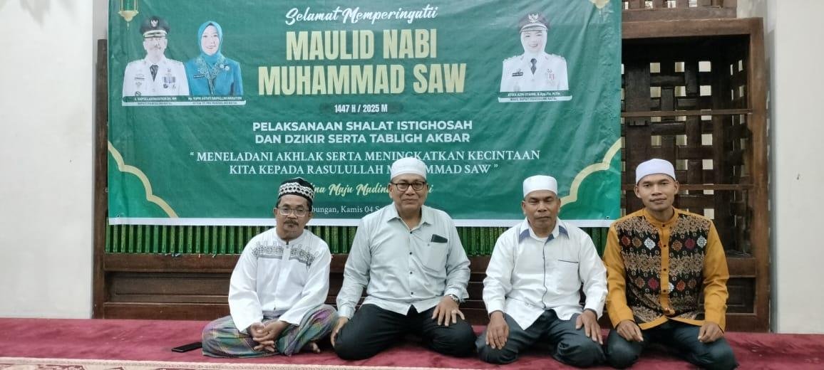 Doa Bersama untuk Bangsa, KUA Panyabungan Timur Hadir dalam Salat Istigasah
