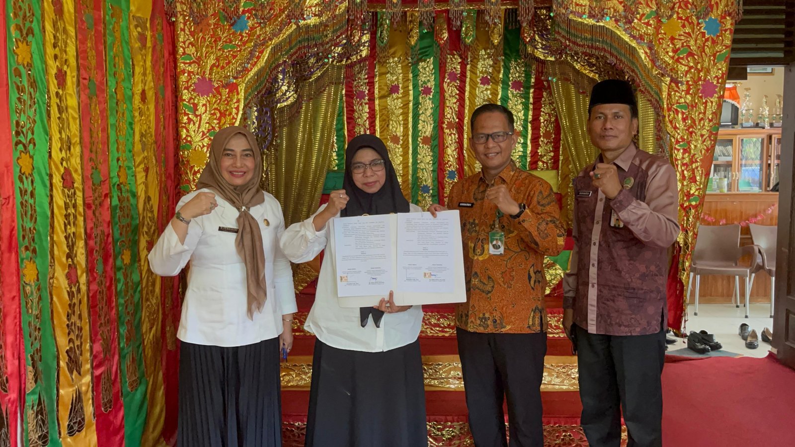 KUA Bukit Raya Kerjasama (MoU) Dinas P3APM Kota Pekanbaru