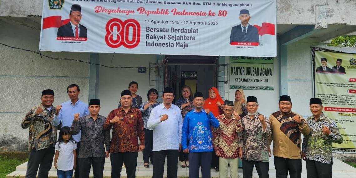 Kantor Urusan Agama Kecamatan STM Hilir Laksanakan Sambut Pisah Kepala KUA 