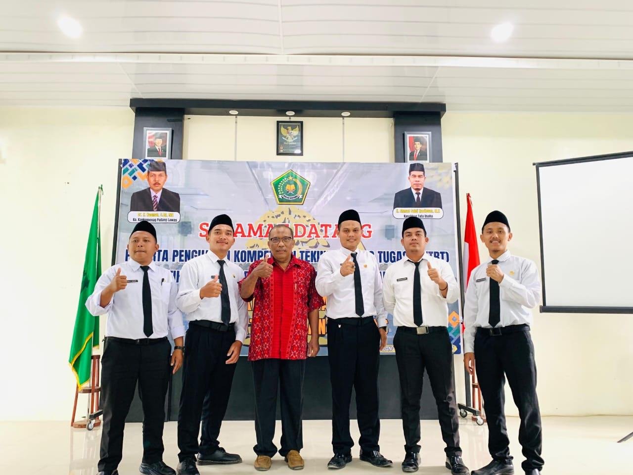 CPNS Penghulu Kemenag Padang Lawas Terima Kunjungan Monitoring Latsar BDK Medan
