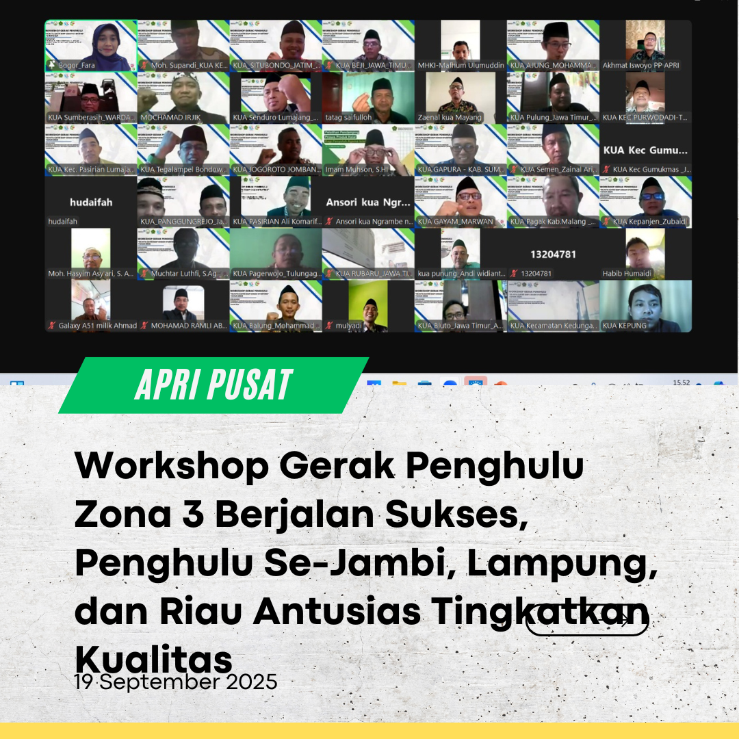 Workshop Gerak Penghulu Zona 3 Berjalan Sukses, Penghulu Se-Jambi, Lampung, dan Riau Antusias Tingkatkan Kualitas