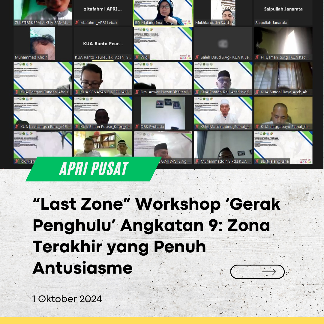 Workshop Gerak Penghulu Angkatan 9: Zona Terakhir yang Penuh Antusiasme