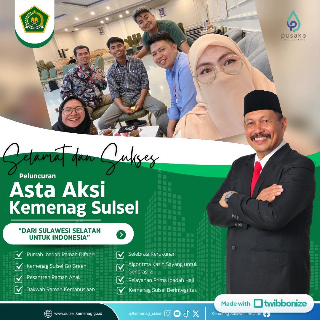 Kakanwil Sulsel Tekankan Enam Prioritas Program Menteri Agama RI dalam Pembinaan ASN di Wajo 