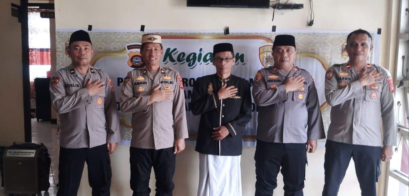 Perkokoh Integritas: Kepala KUA Randangan Beri Pembinaan Rohani Islam bagi Anggota Polsek dan Polres Pohuwato