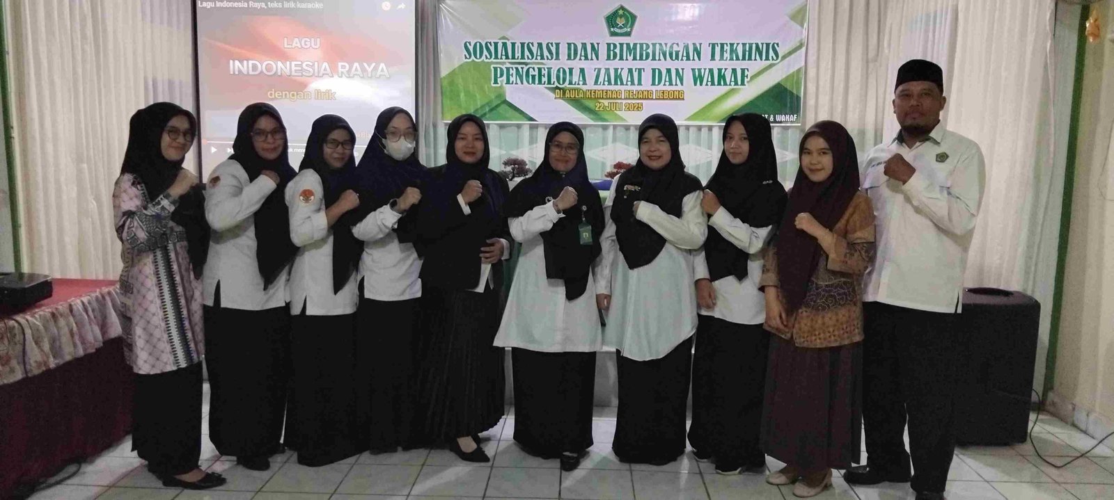 Perkuat Tata Kelola Zakat dan Wakaf, KUA Selupu Rejang Hadiri Bimtek SIMZAT di Kemenag Rejang Lebong