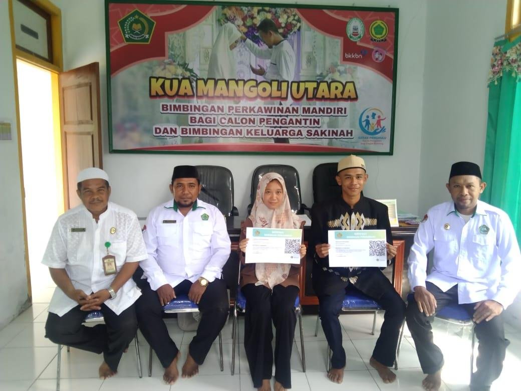 Pesan Kepala KUA Mangoli Utara Kepada Catin pada Bimwin Terakhir Tahun 2024