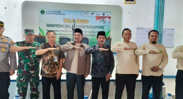 Talk Show Harmoni dalam Keberagaman Wujudkan Kampung Moderasi Beragama di Desa Merden Banjarnegara
