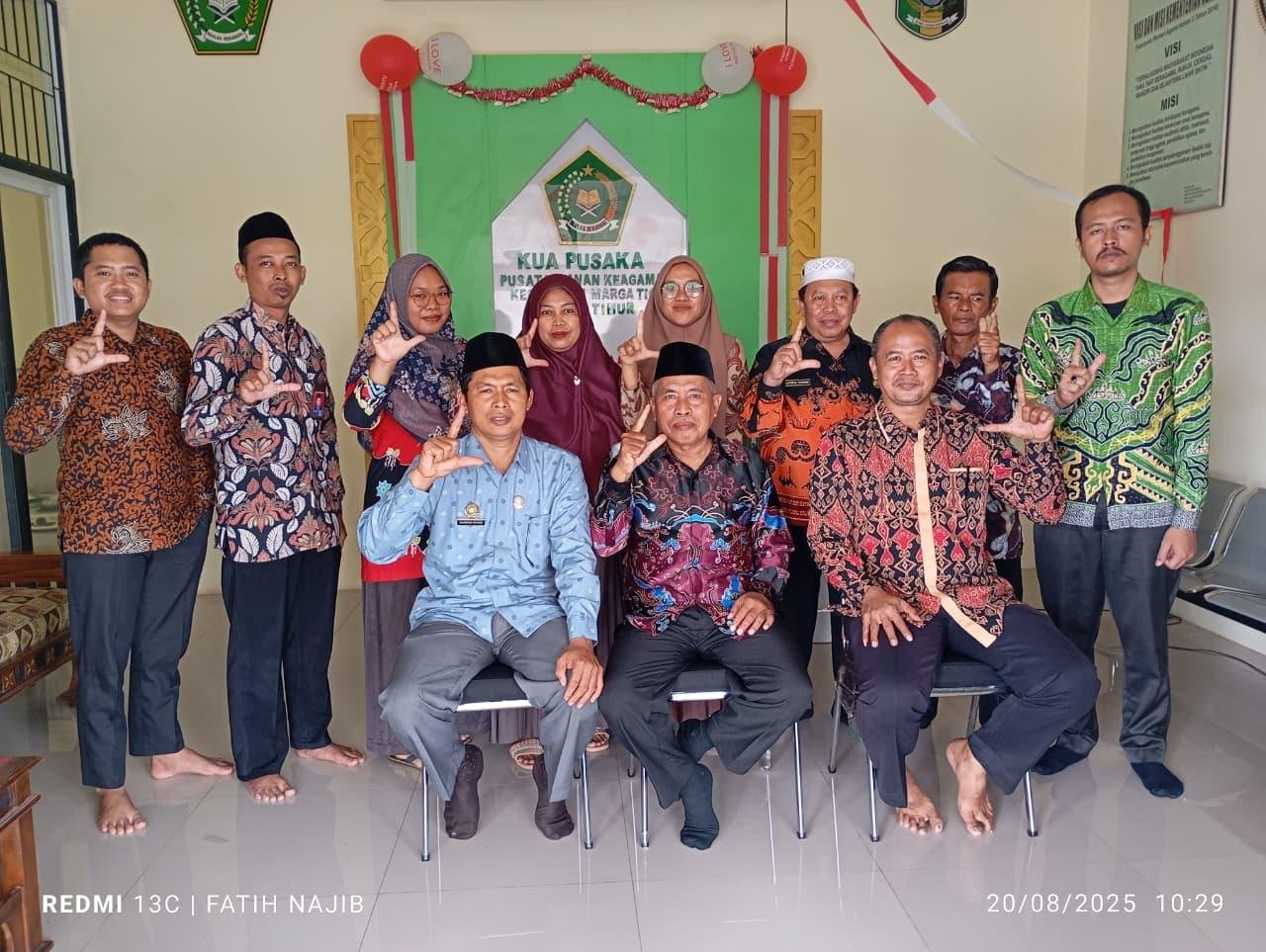 KUA Marga Tiga Perkuat Literasi dengan Pembinaan Perpustakaan Masjid