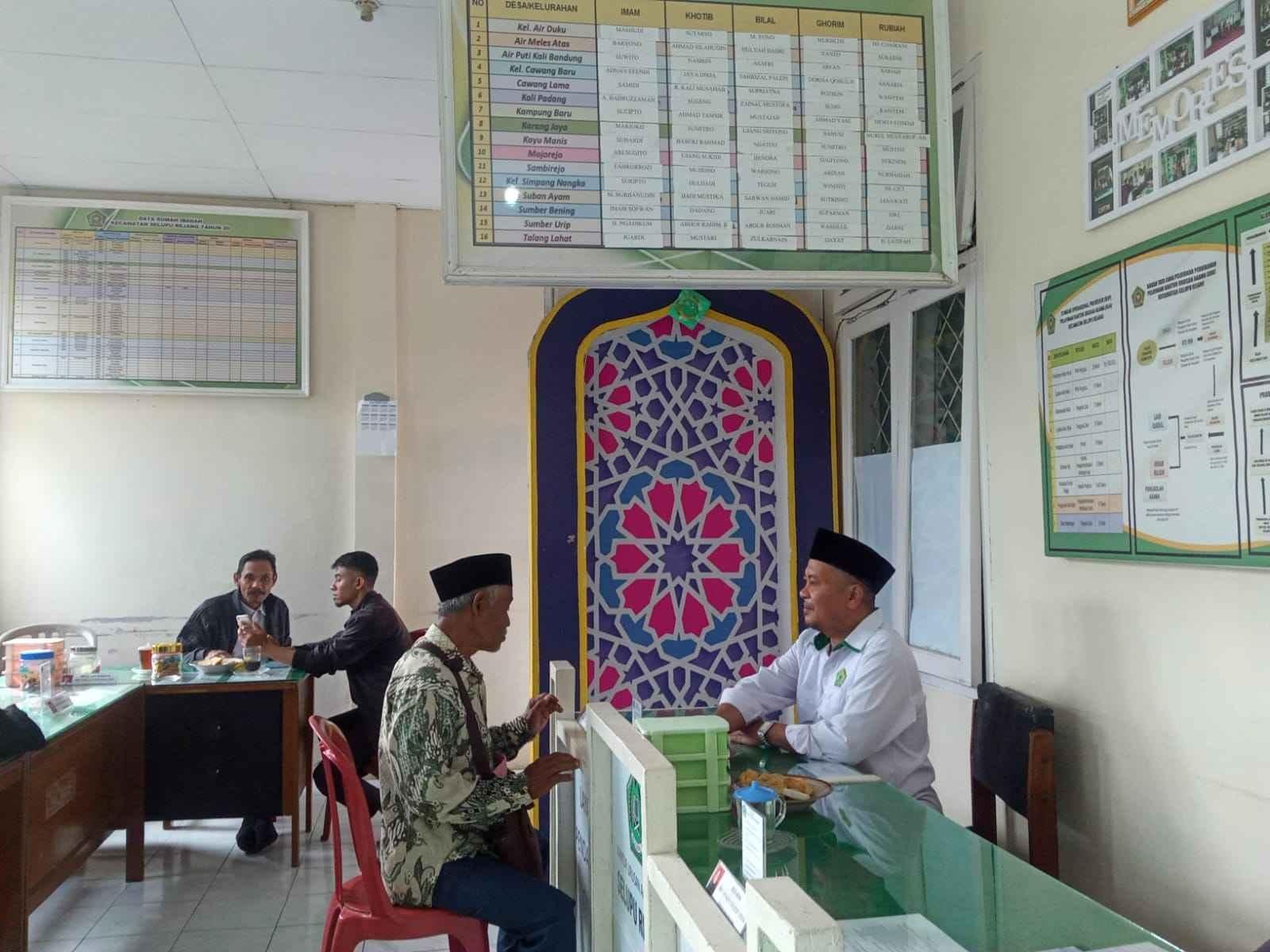 KUA Selupu Rejang Laksanakan Fungsi Sesuai PMA Nomor 24 Tahun 2024, Tingkatkan Layanan Keagamaan Terpadu