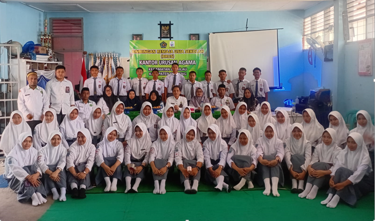 KUA Lilirilau Gelar Kegiatan Bimbingan Usia Remaja Sekolah (BRUS) Tahun 2025 di SMA Negeri 7 Soppeng